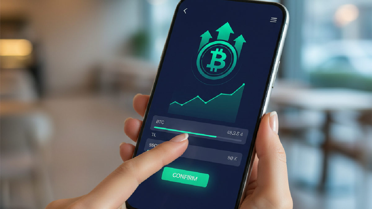 Casino Metropol Bitcoin yatırım sürecinde güvenli kripto para transferi.